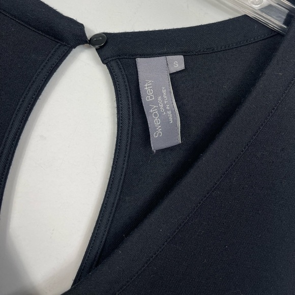 Sweaty Betty Cruise Jumpsuit Wide Leg Pants in Black Minimalist Loungewear S - Picture 10 of 16